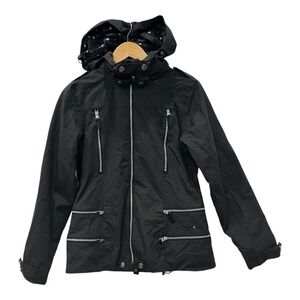 Burton DryRise Snowboard/Ski Hooded Jacket/ Coat Black Wmn's M